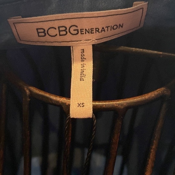 BCBGENERATION Chambray medium wash blue duster - Picture 6 of 9